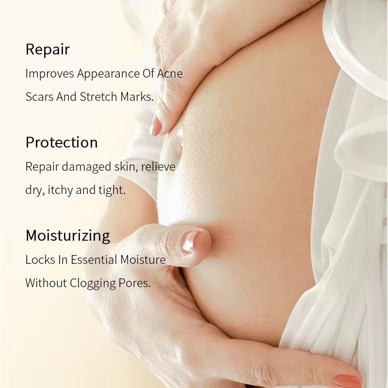 Stretch Marks and Scars Removal Cream for Pregnancy - Scars Repair, Abdominal Firming, and Gentle Stretch Marks Eradication Skincare Body