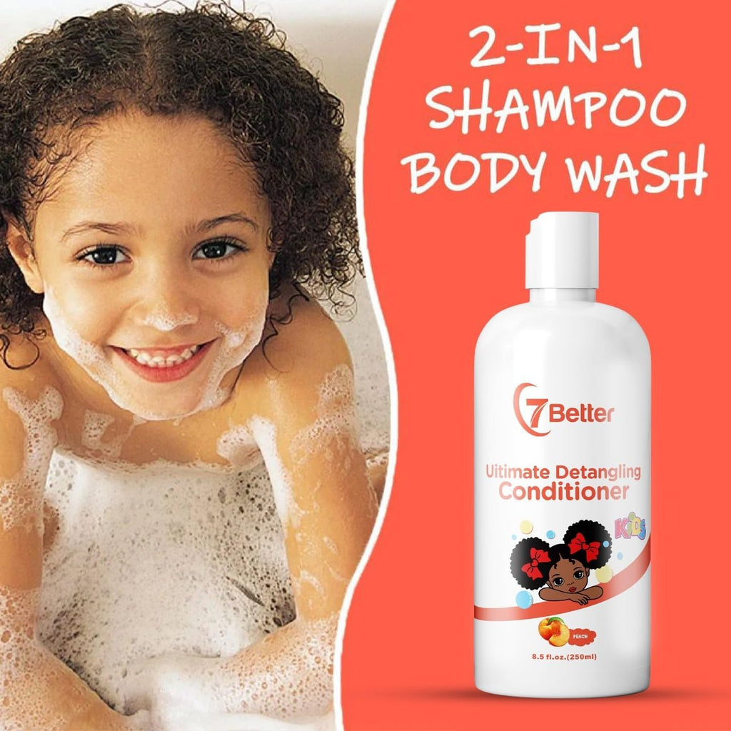 Kids hair growth Biotin shampoo and conditioner shampoo for hair growth All types hair